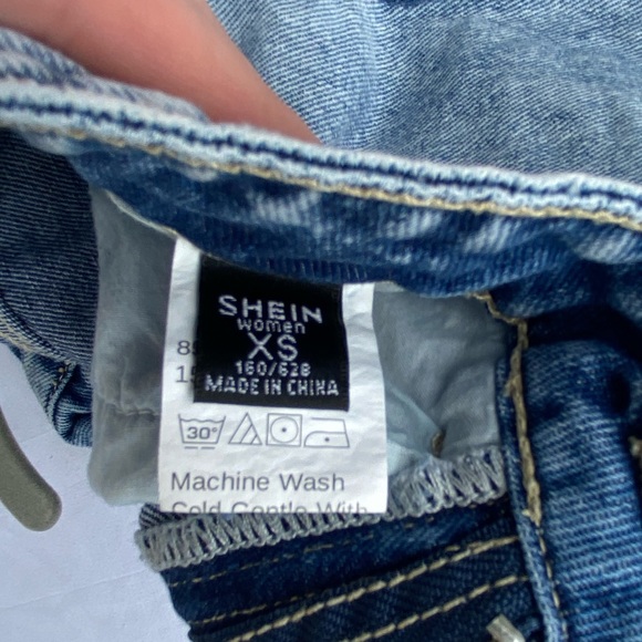 Shein Colorblock Ripped Jeans - Picture 5 of 5